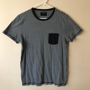 Express Striped Pocket Tee